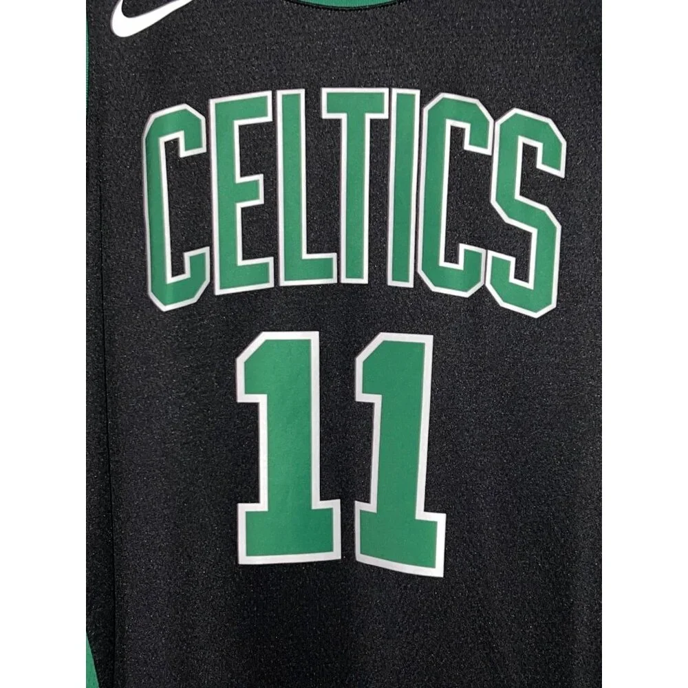 Nike Boston Celtics Kyrie Irving #11 Black Swingman Jersey Size 56 With NBA Auth